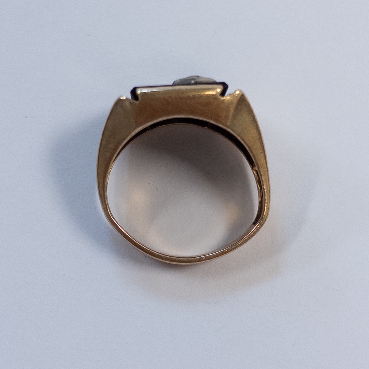 14K Gold Signet Ring