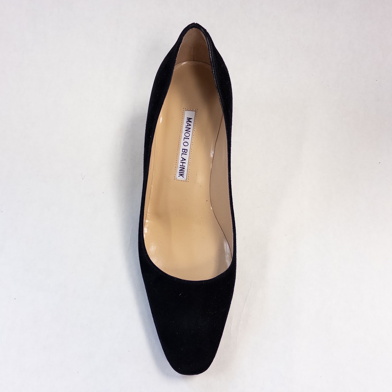 Manolo Blahnik Okkatopla Block Heel Pumps