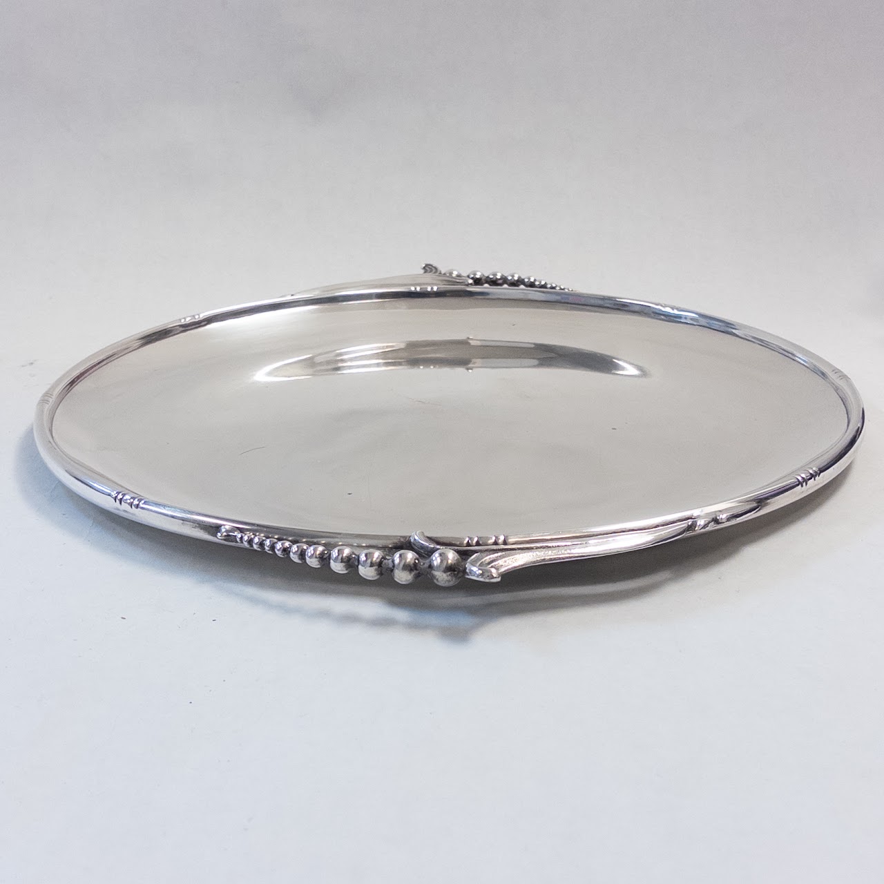 Sterling Silver Mid Century Inspired Serving Tray