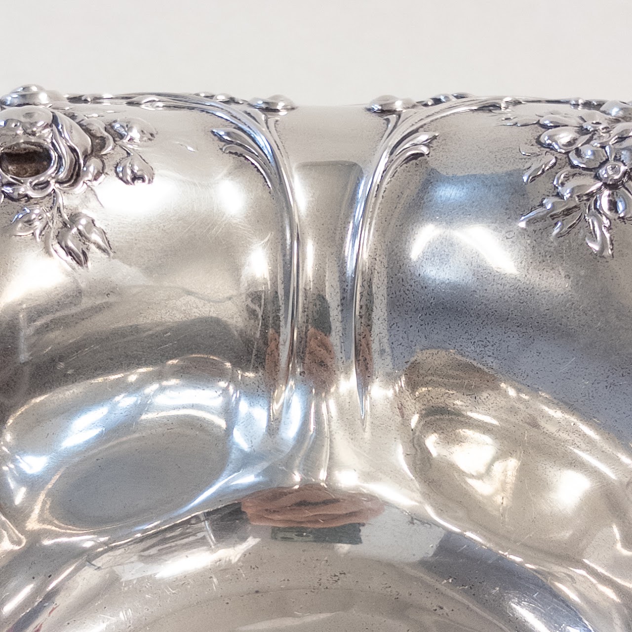 Sterling Silver Repousse Centerpiece Bowl