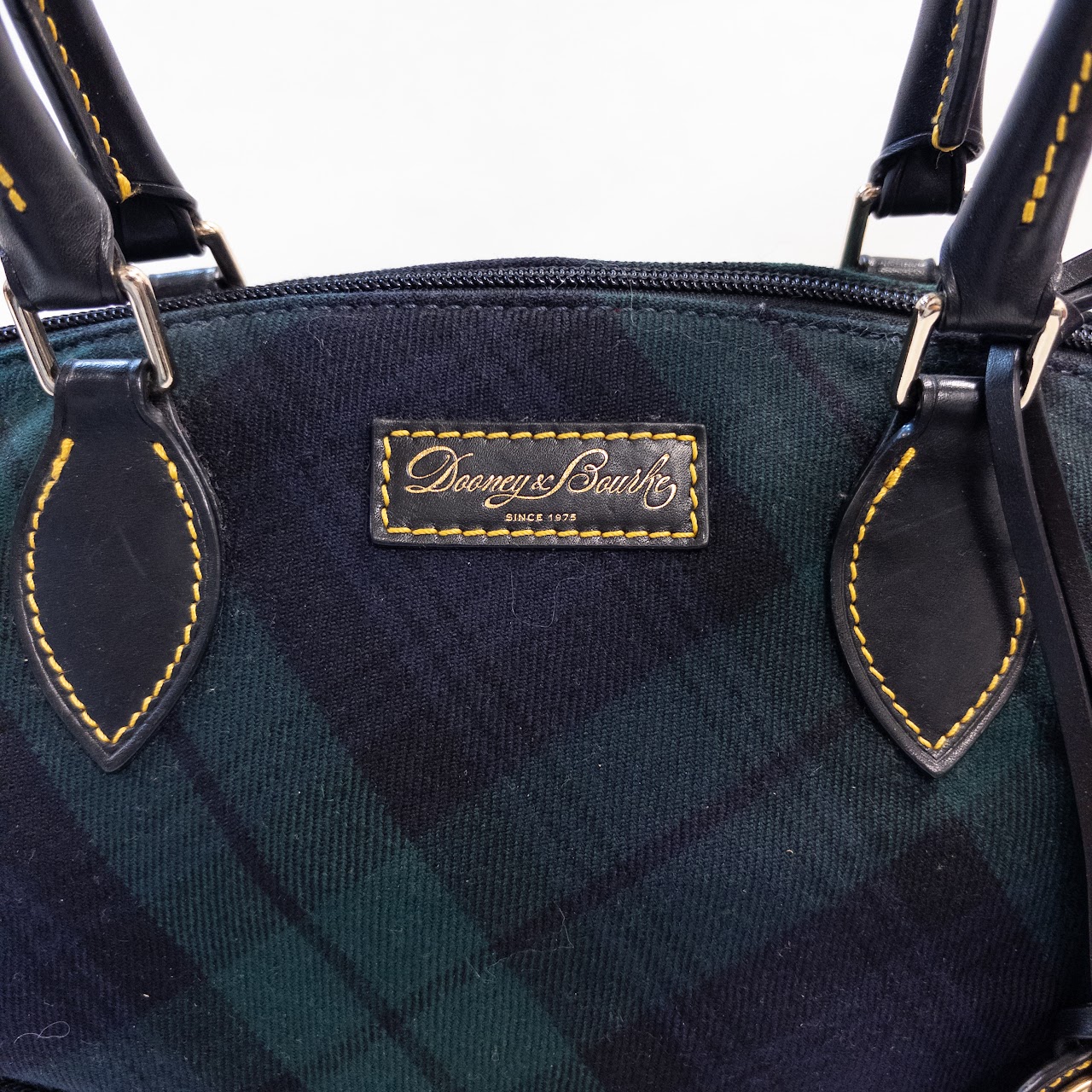 Dooney & Bourke Tartan Large Pocket Satchel