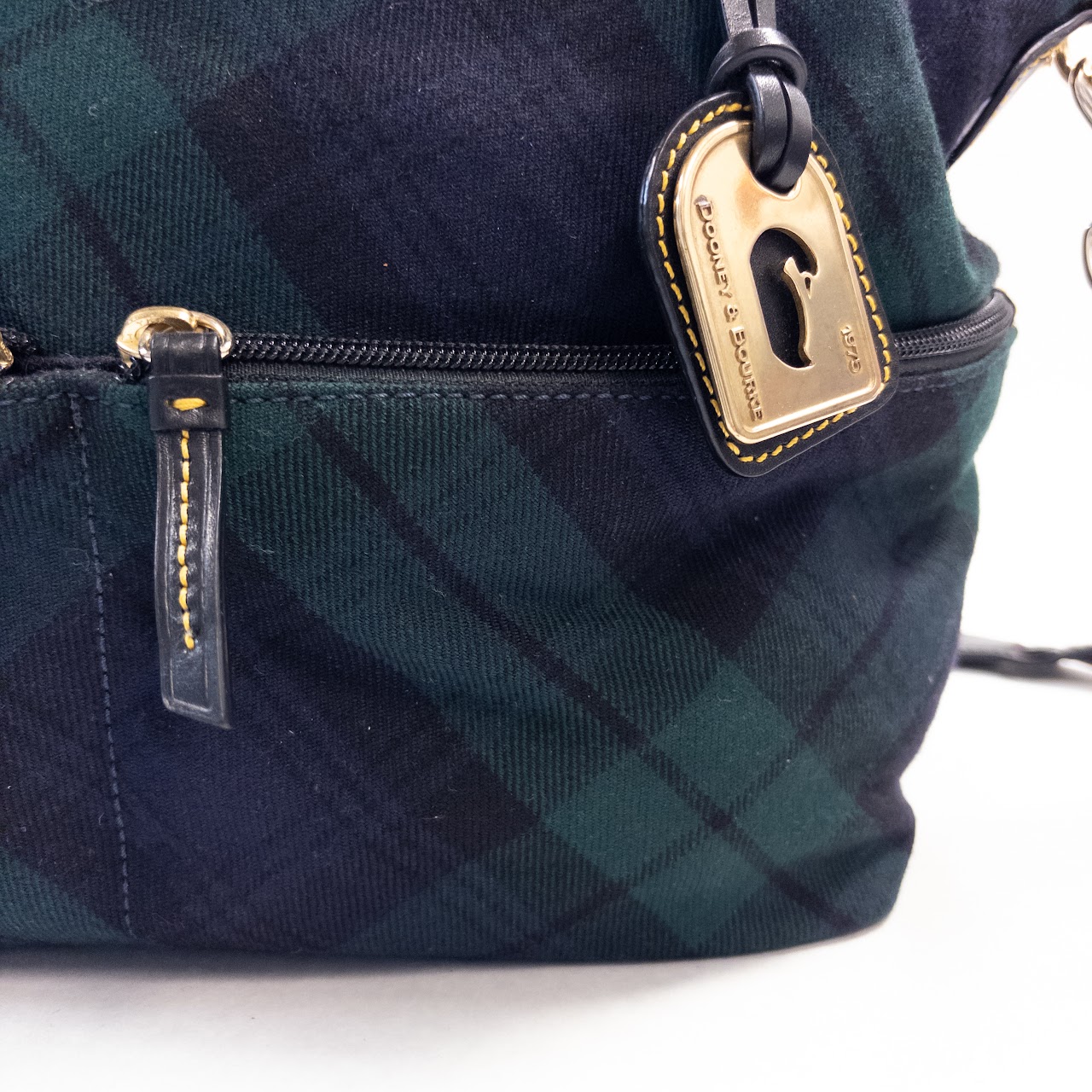 Dooney & Bourke Tartan Large Pocket Satchel