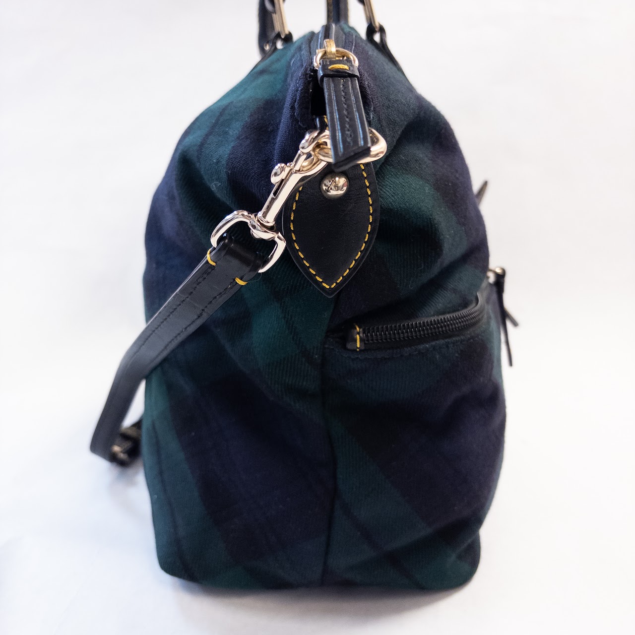 Dooney & Bourke Tartan Large Pocket Satchel