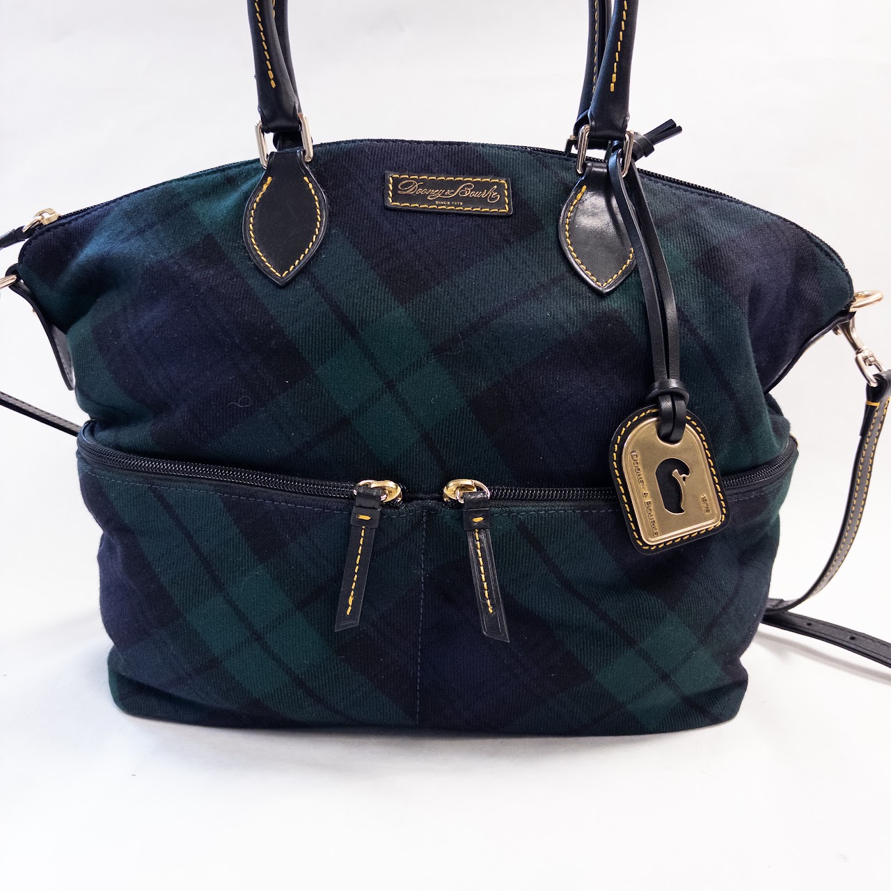 Dooney & Bourke Tartan Large Pocket Satchel