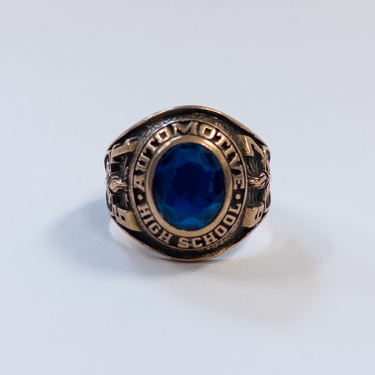 10K Gold Automotive High School 1967 Graduating Class Ring