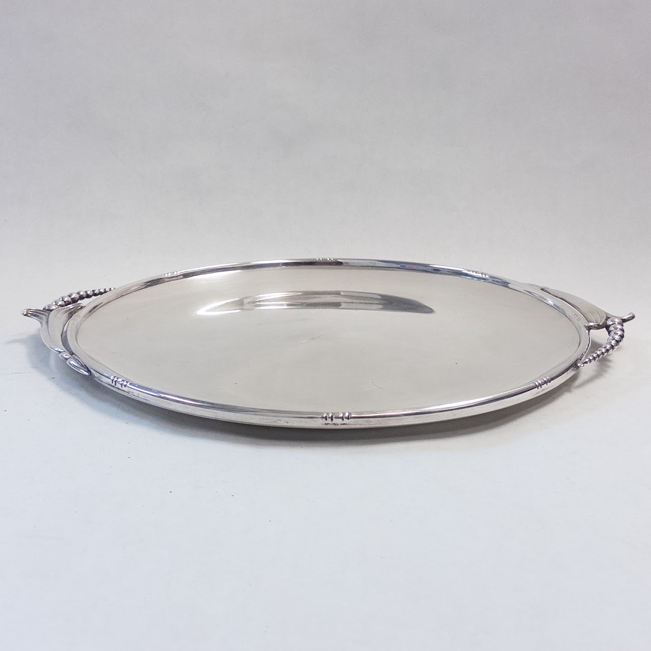 Sterling Silver Mid Century Inspired Serving Tray