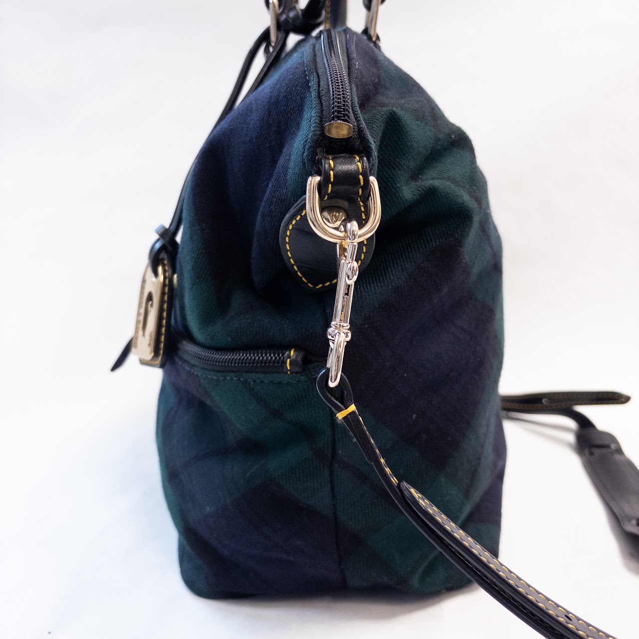 Dooney & Bourke Tartan Large Pocket Satchel