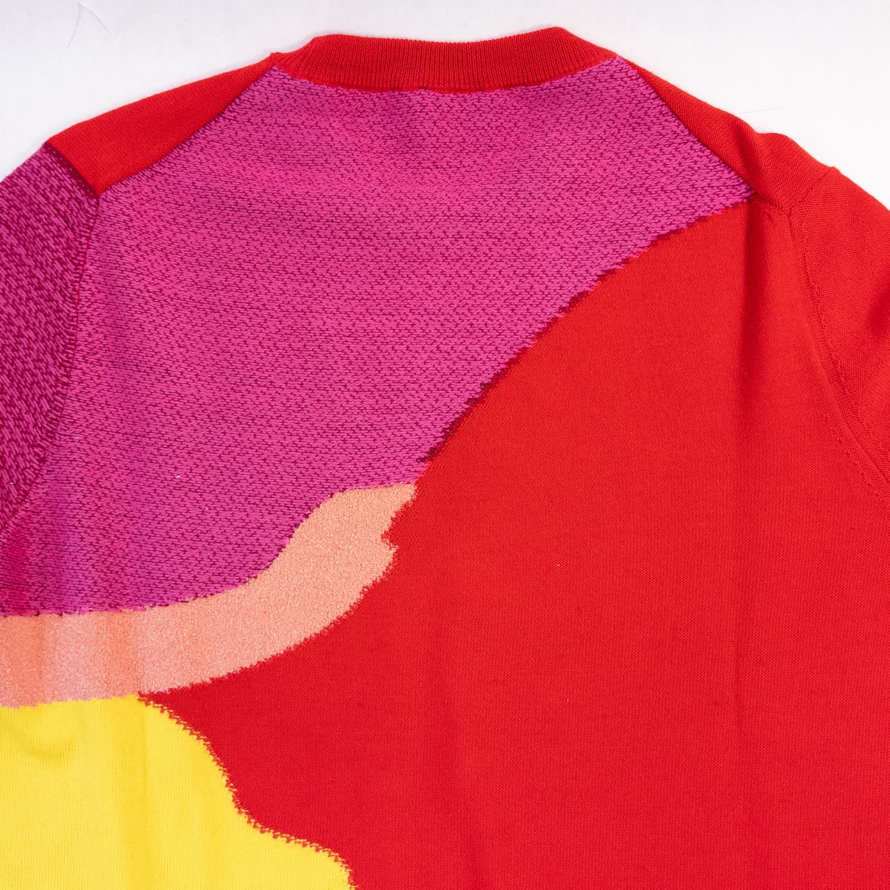 Paul Smith Color Block Textured Knit Sweater