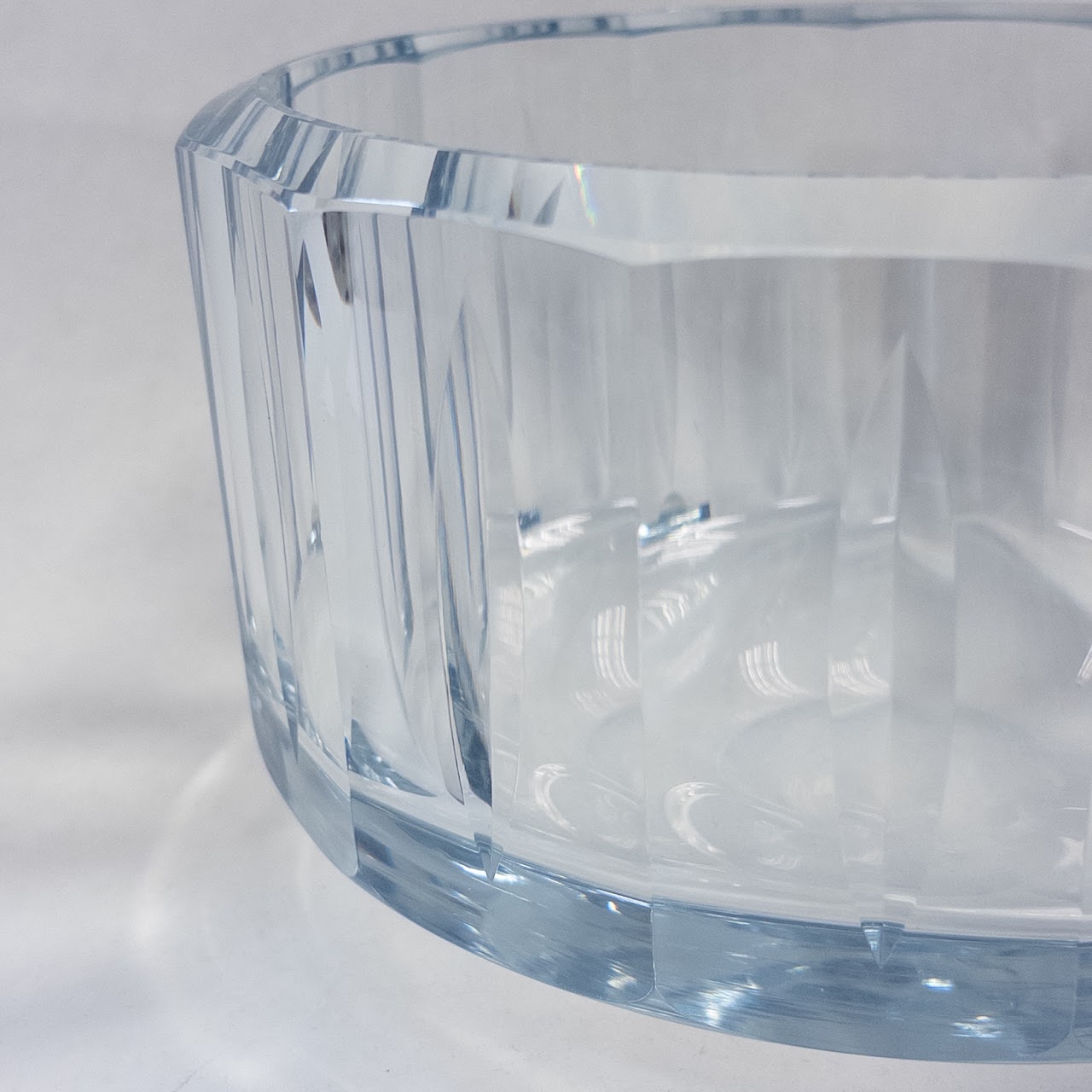 Stromberg-Shyttan Light Blue Crystal Bowl