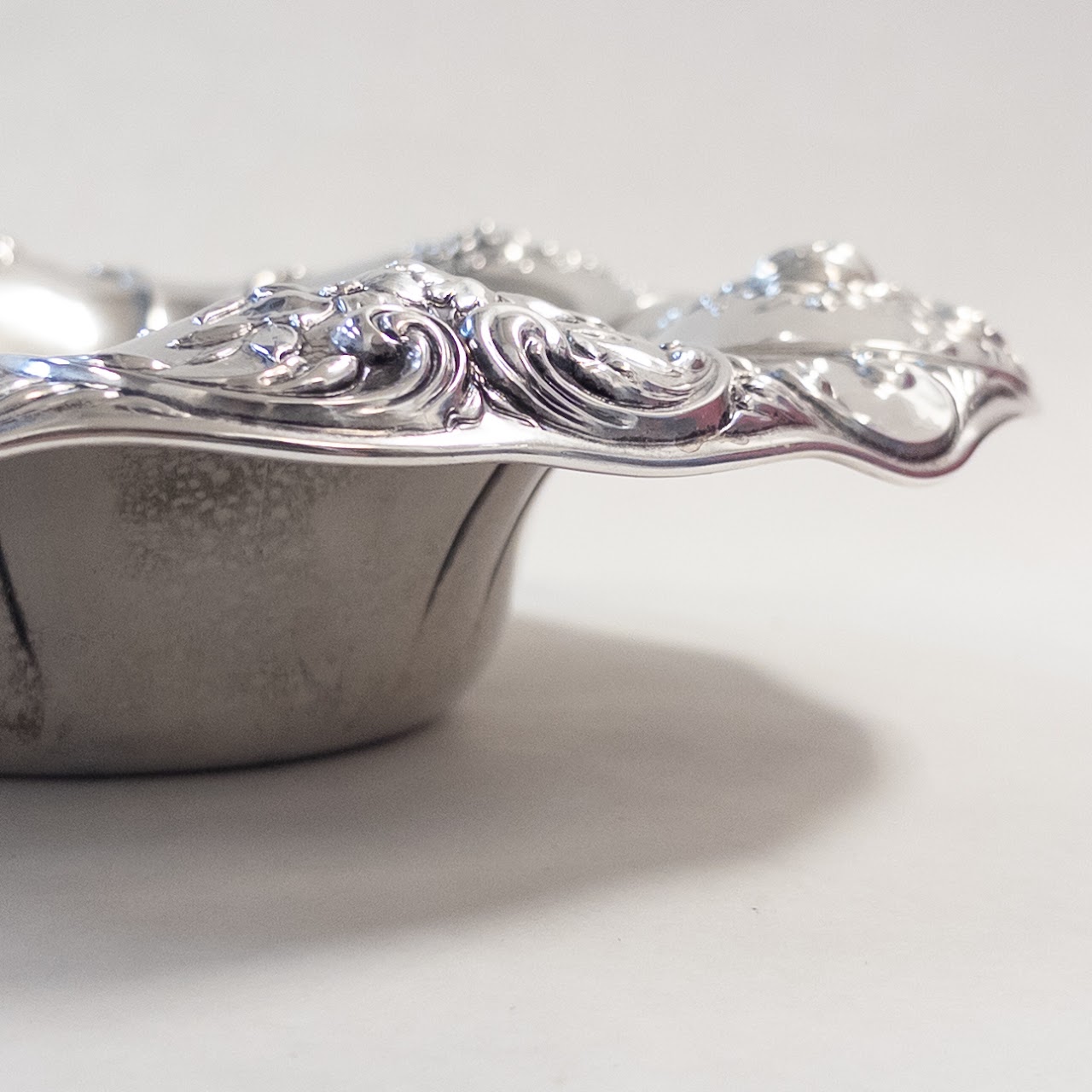 Sterling Silver Repousse Centerpiece Bowl