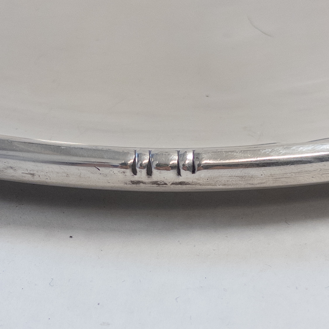 Sterling Silver Mid Century Inspired Serving Tray