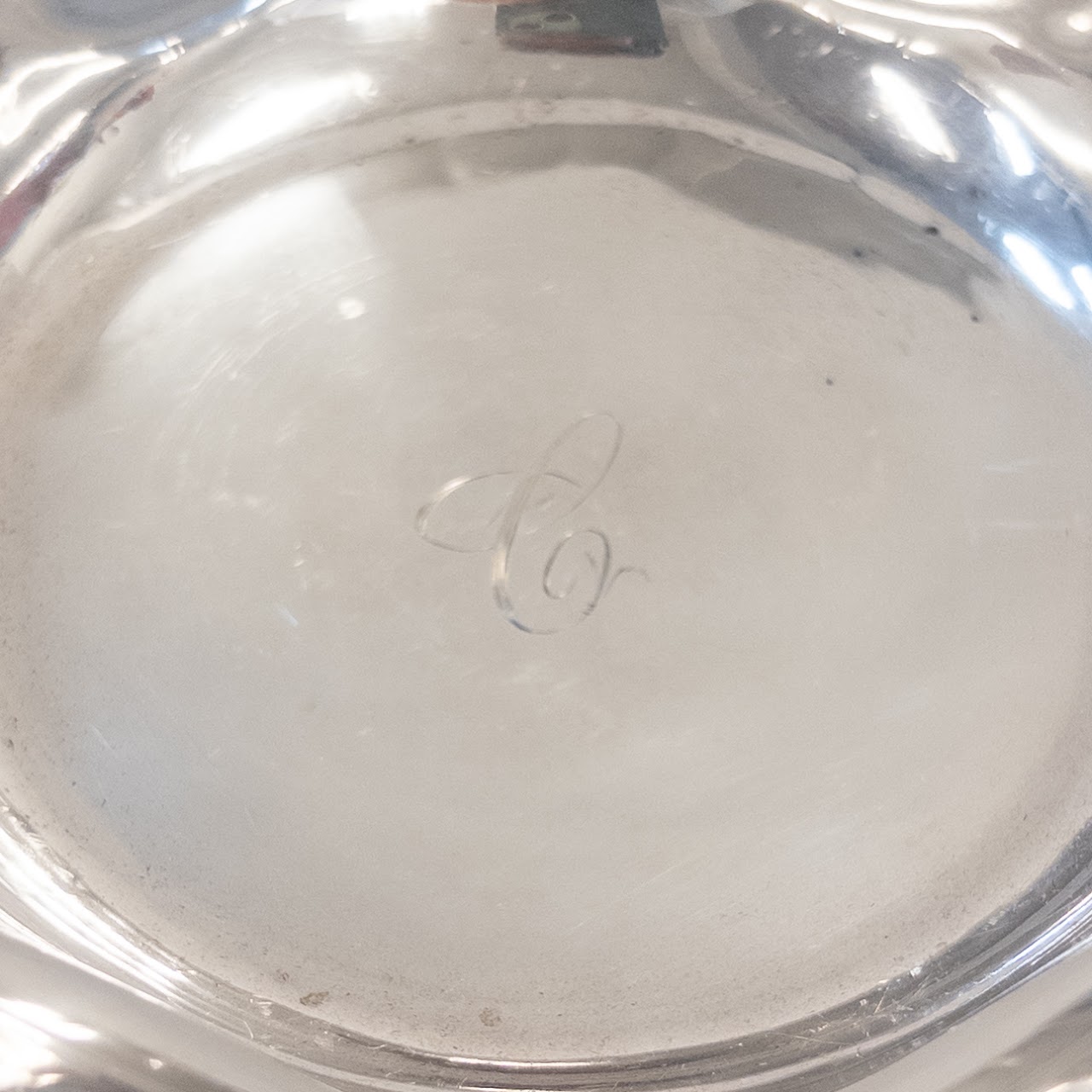 Sterling Silver Repousse Centerpiece Bowl