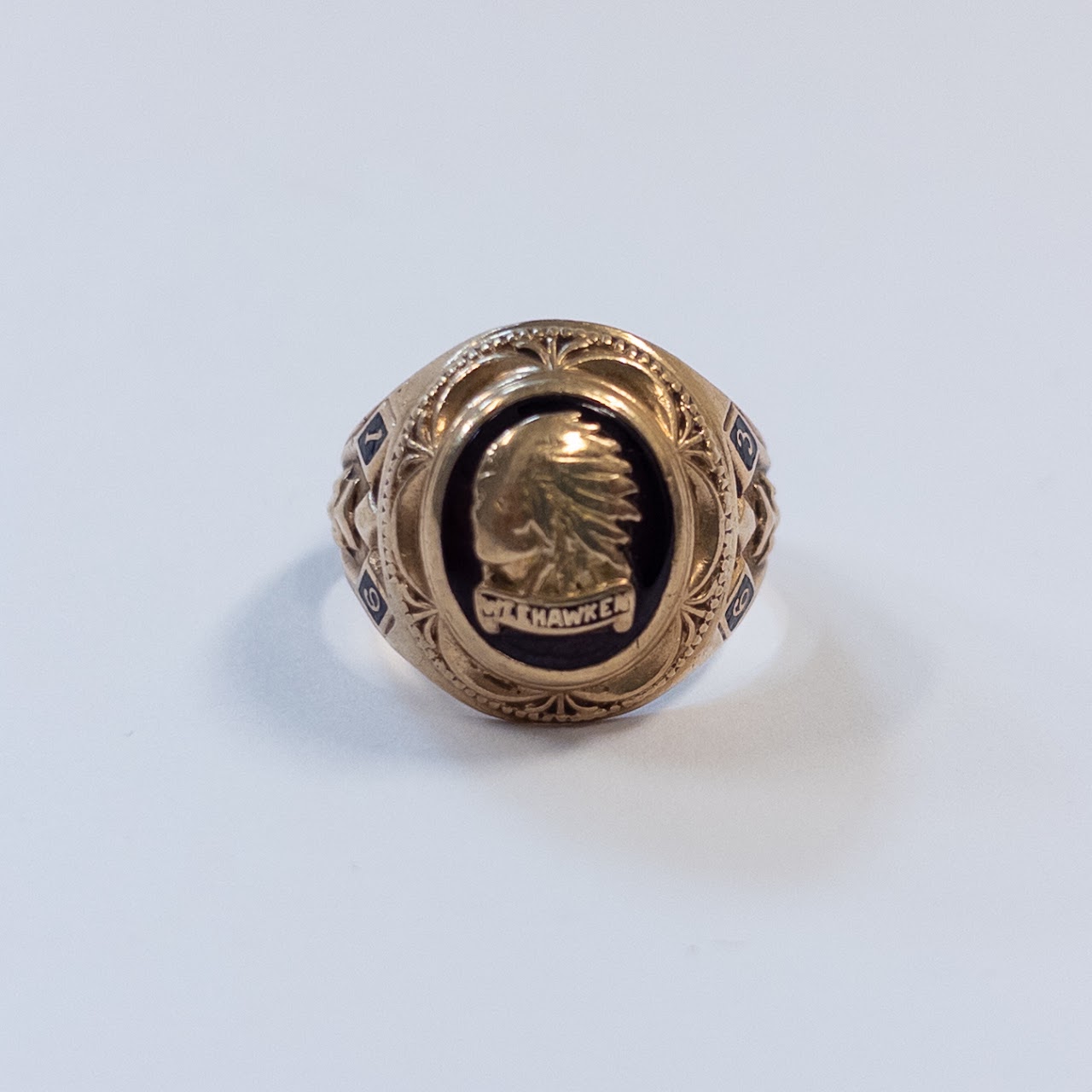 10K Gold 1963 Weehawken Graduating Class Ring