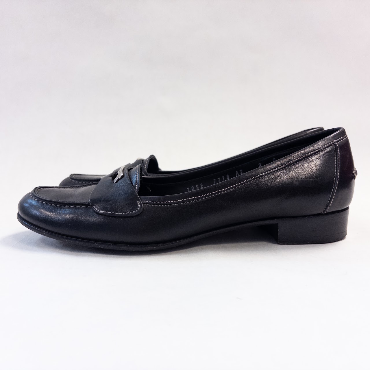 Salvatore Ferragamo Contrast Stitched Loafers