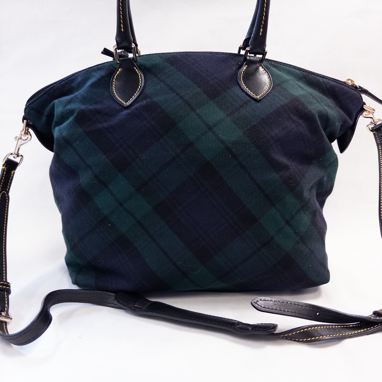 Dooney & Bourke Tartan Large Pocket Satchel