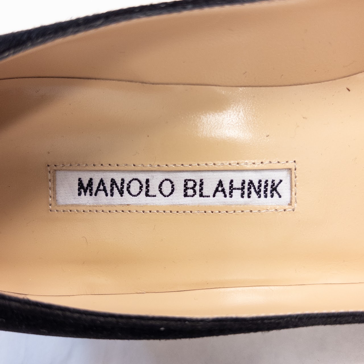 Manolo Blahnik Okkatopla Block Heel Pumps