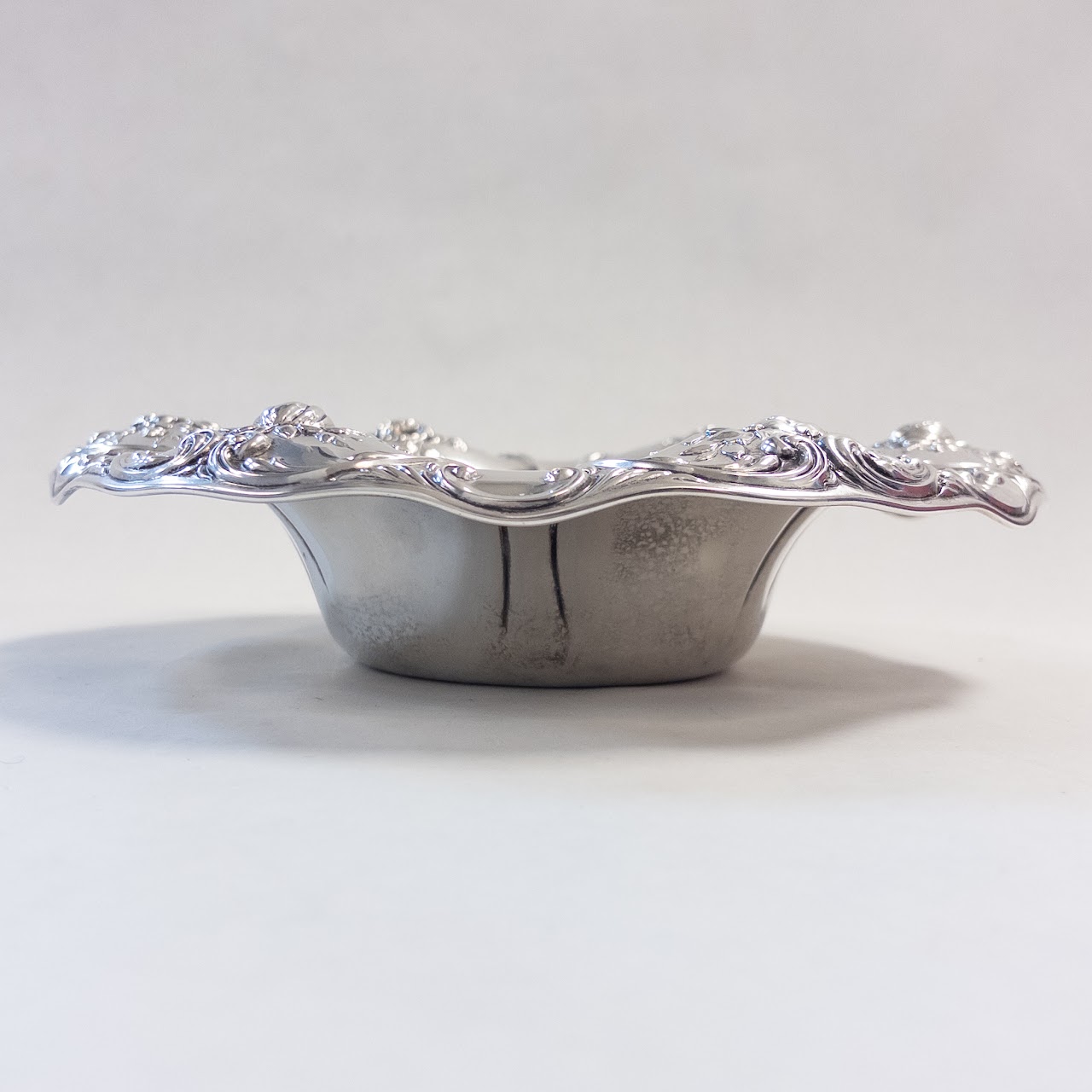 Sterling Silver Repousse Centerpiece Bowl