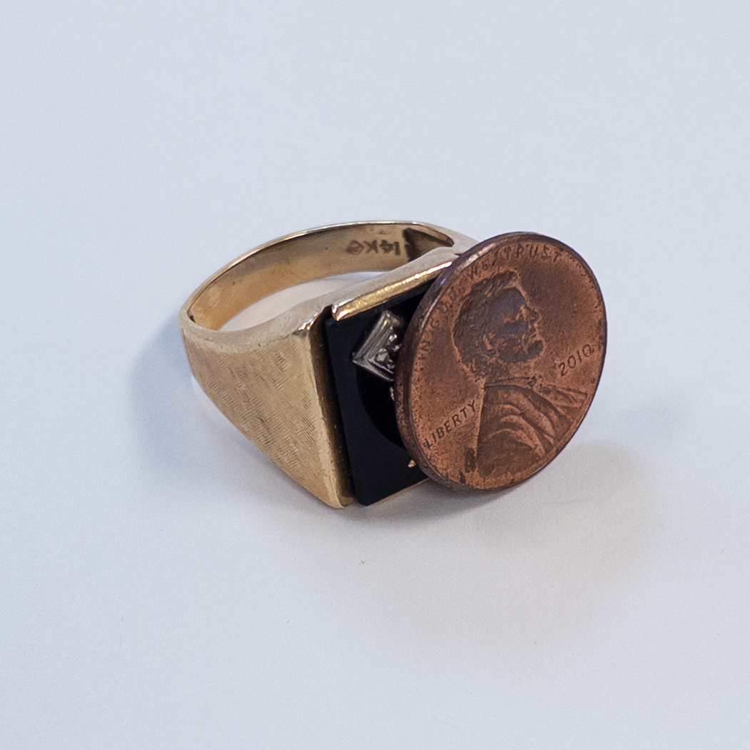 14K Gold Signet Ring