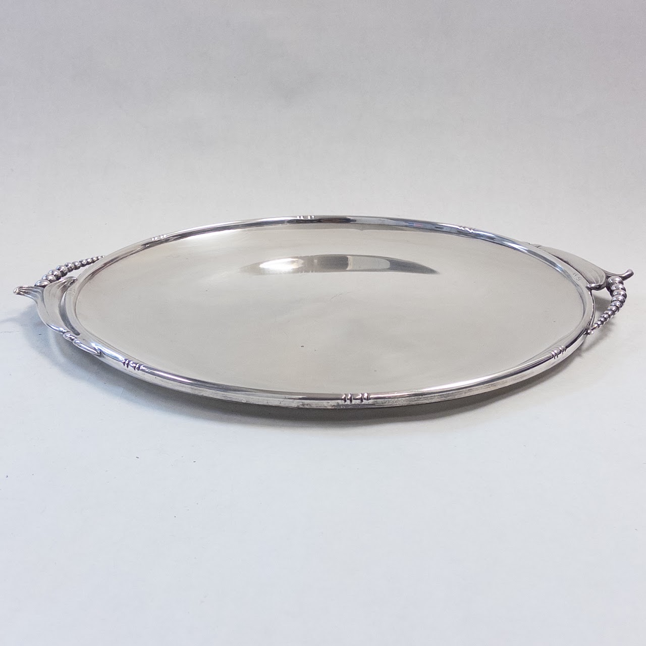 Sterling Silver Mid Century Inspired Serving Tray