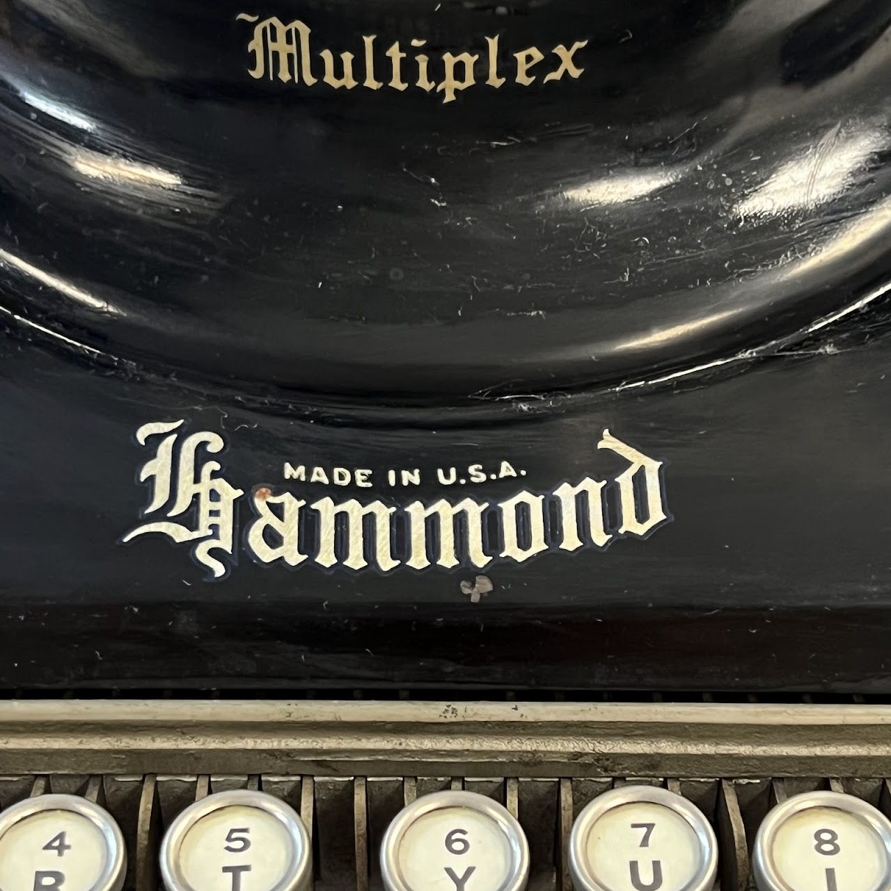 Hammond Multiplex Antique Portable Typewriter