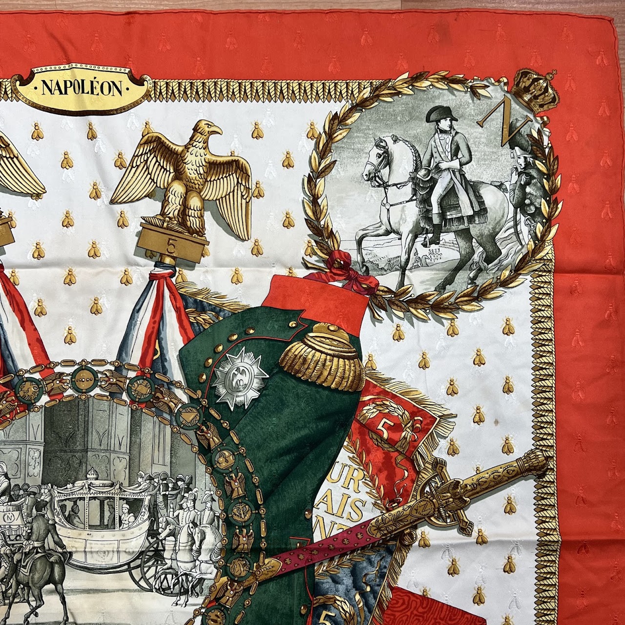 Hermès 'Napoleon' Silk Scarf 90