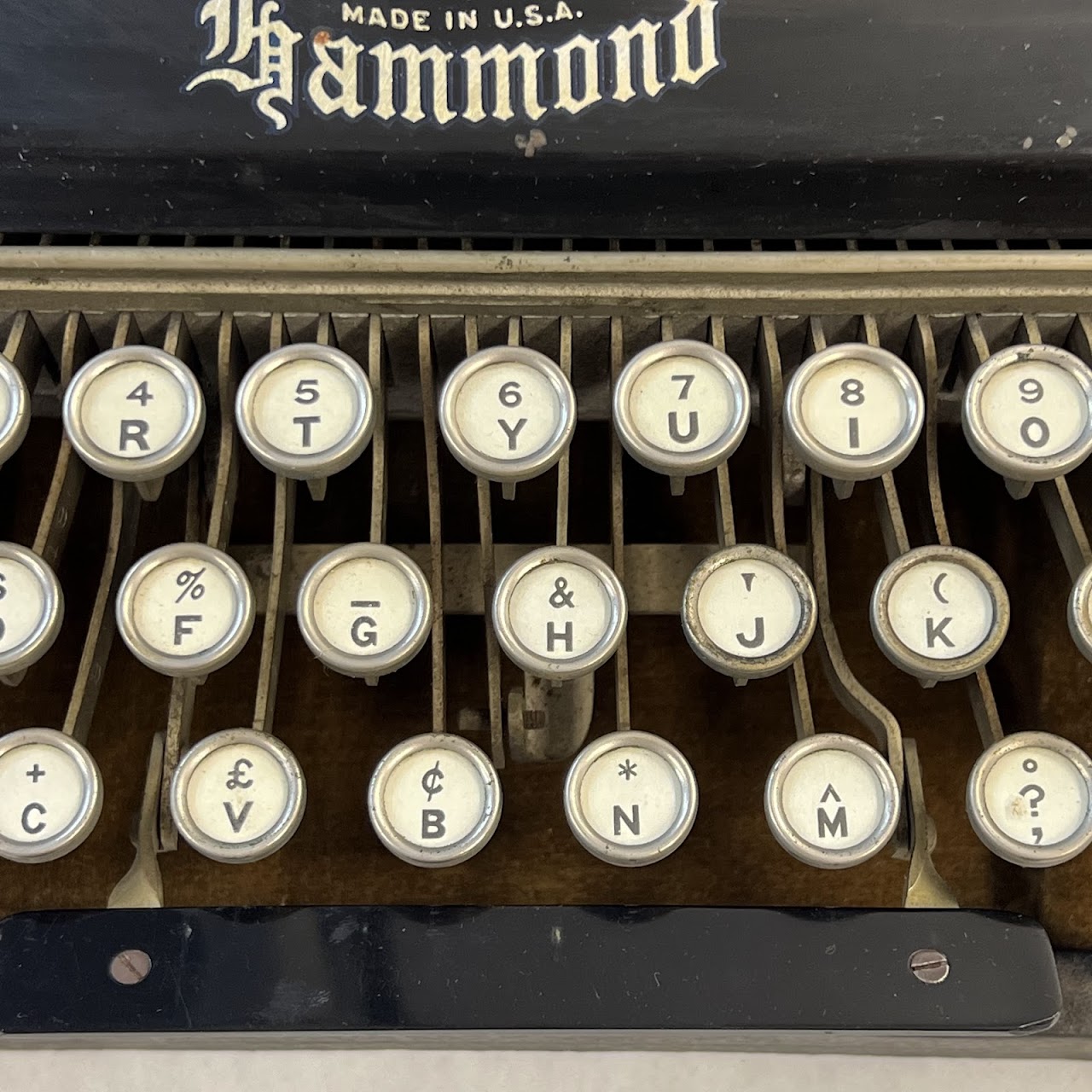 Hammond Multiplex Antique Portable Typewriter