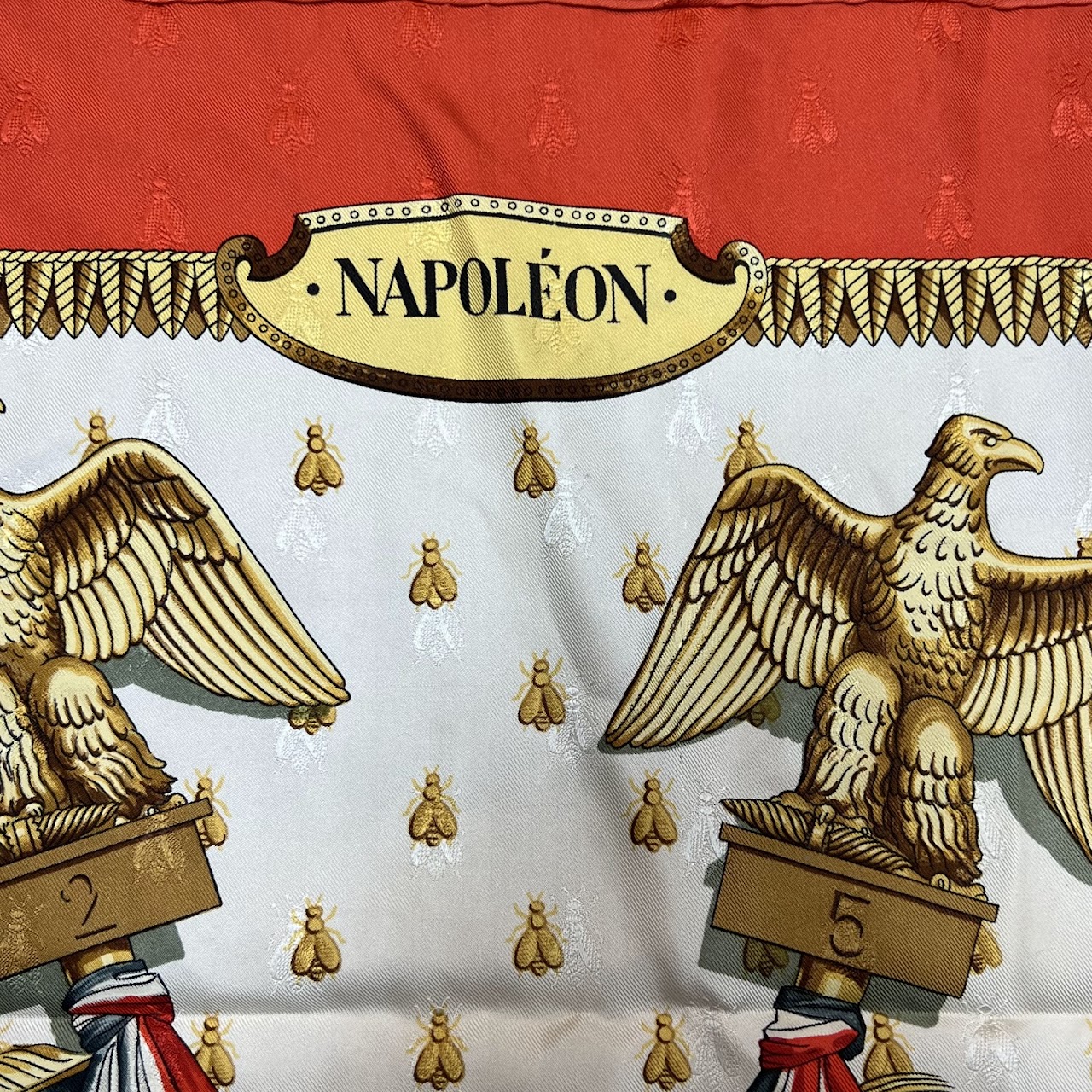 Hermès 'Napoleon' Silk Scarf 90