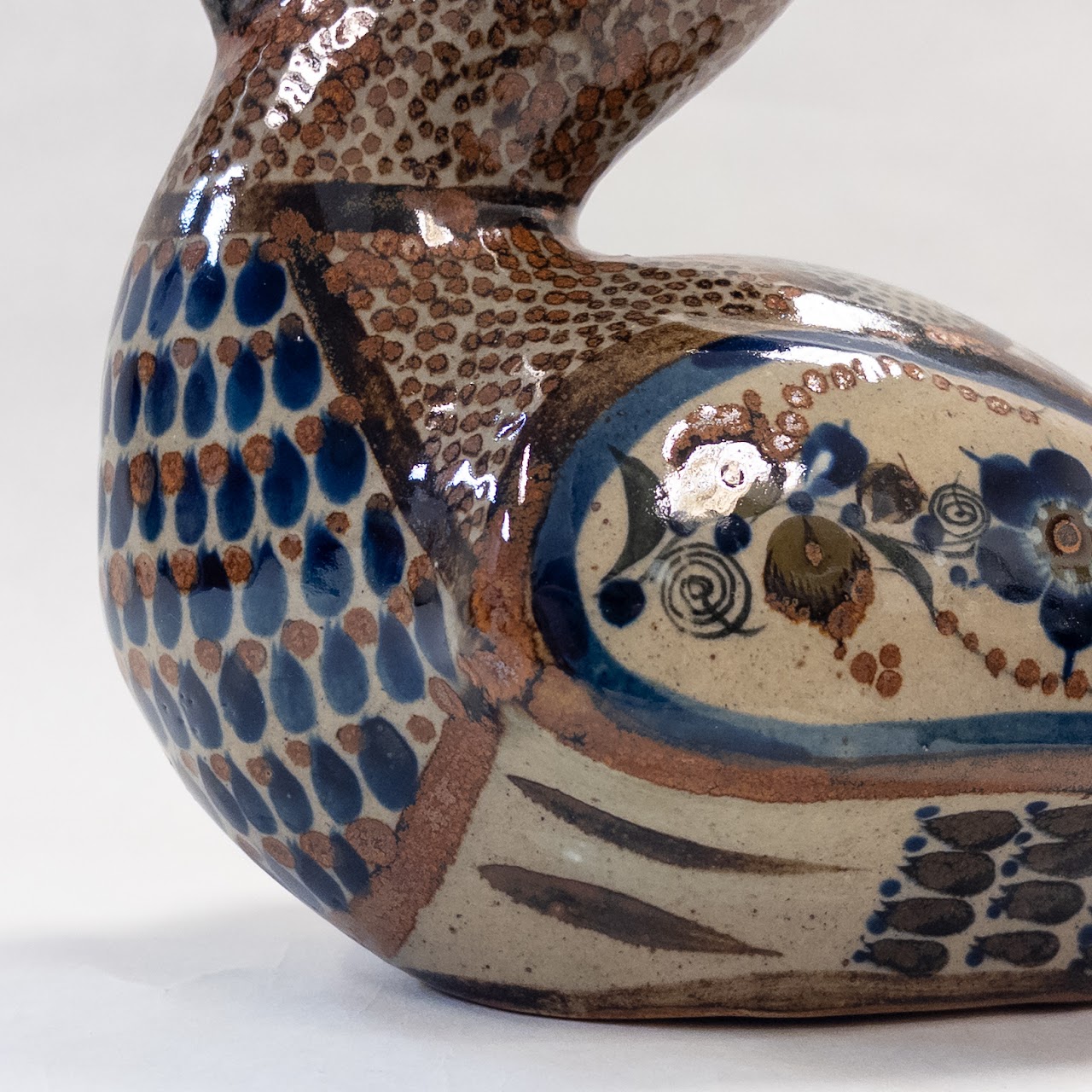 Vintage Tonala Pottery Pelican