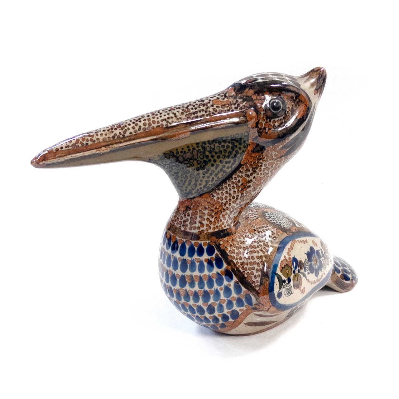 Vintage Tonala Pottery Pelican