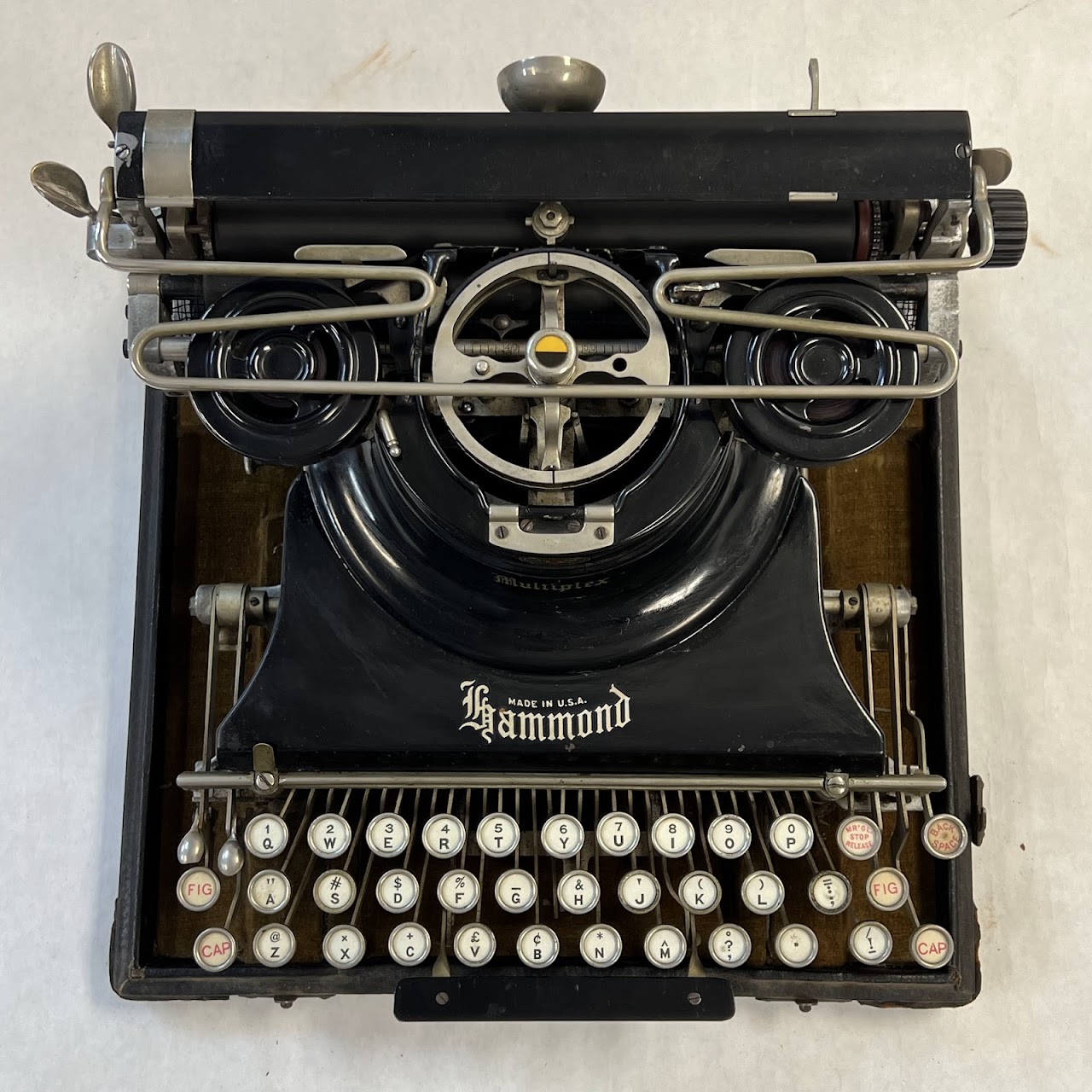 Hammond Multiplex Antique Portable Typewriter