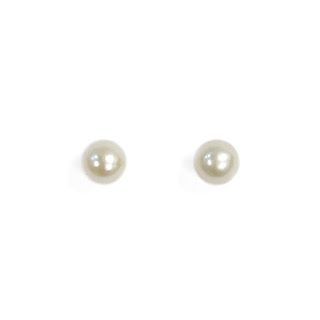 14K Gold and Pearl Stud Earrings