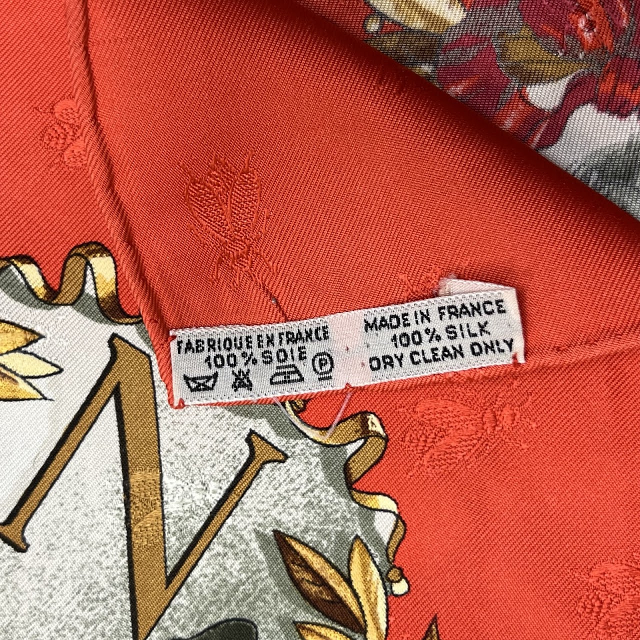 Hermès 'Napoleon' Silk Scarf 90