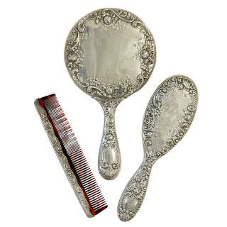 Sterling Silver Vintage Gorham Vanity Set