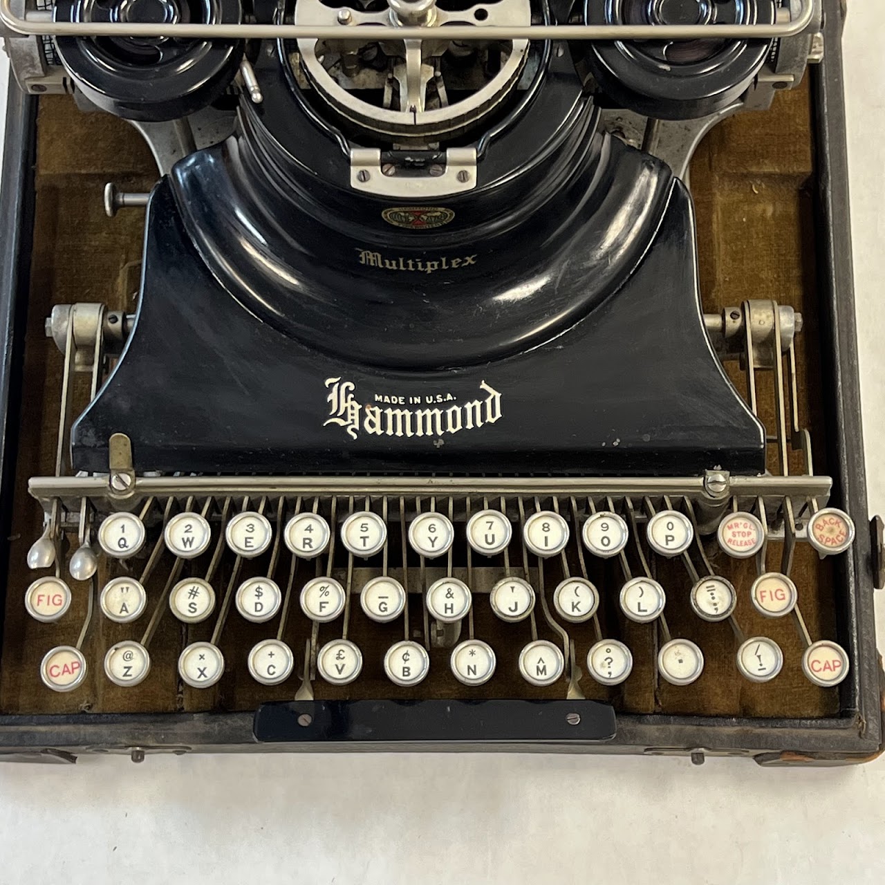 Hammond Multiplex Antique Portable Typewriter