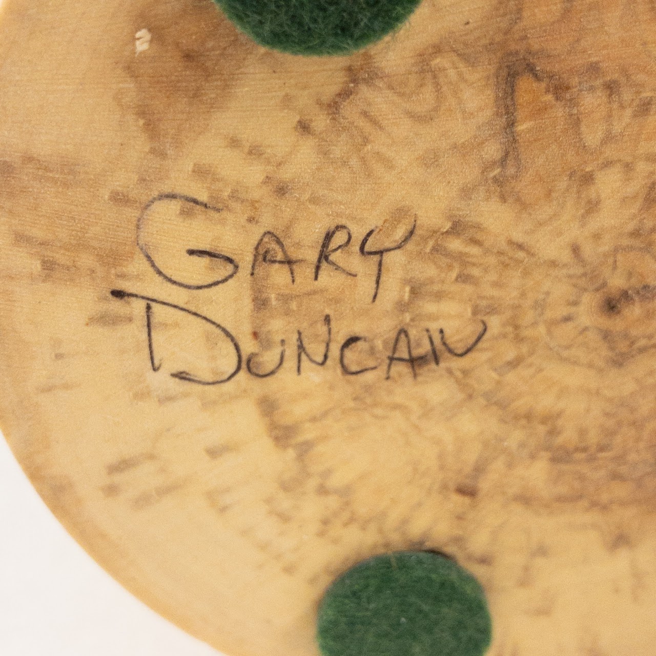 Gary Duncan Signed Aspen Wood Vase