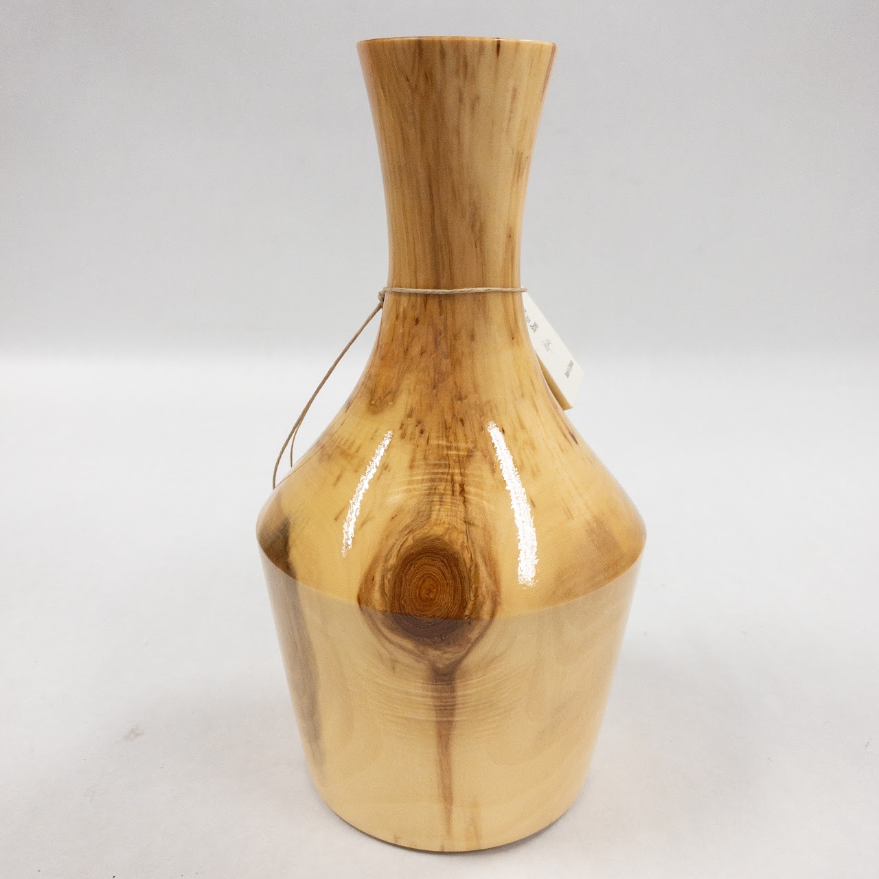 Gary Duncan Signed Aspen Wood Vase