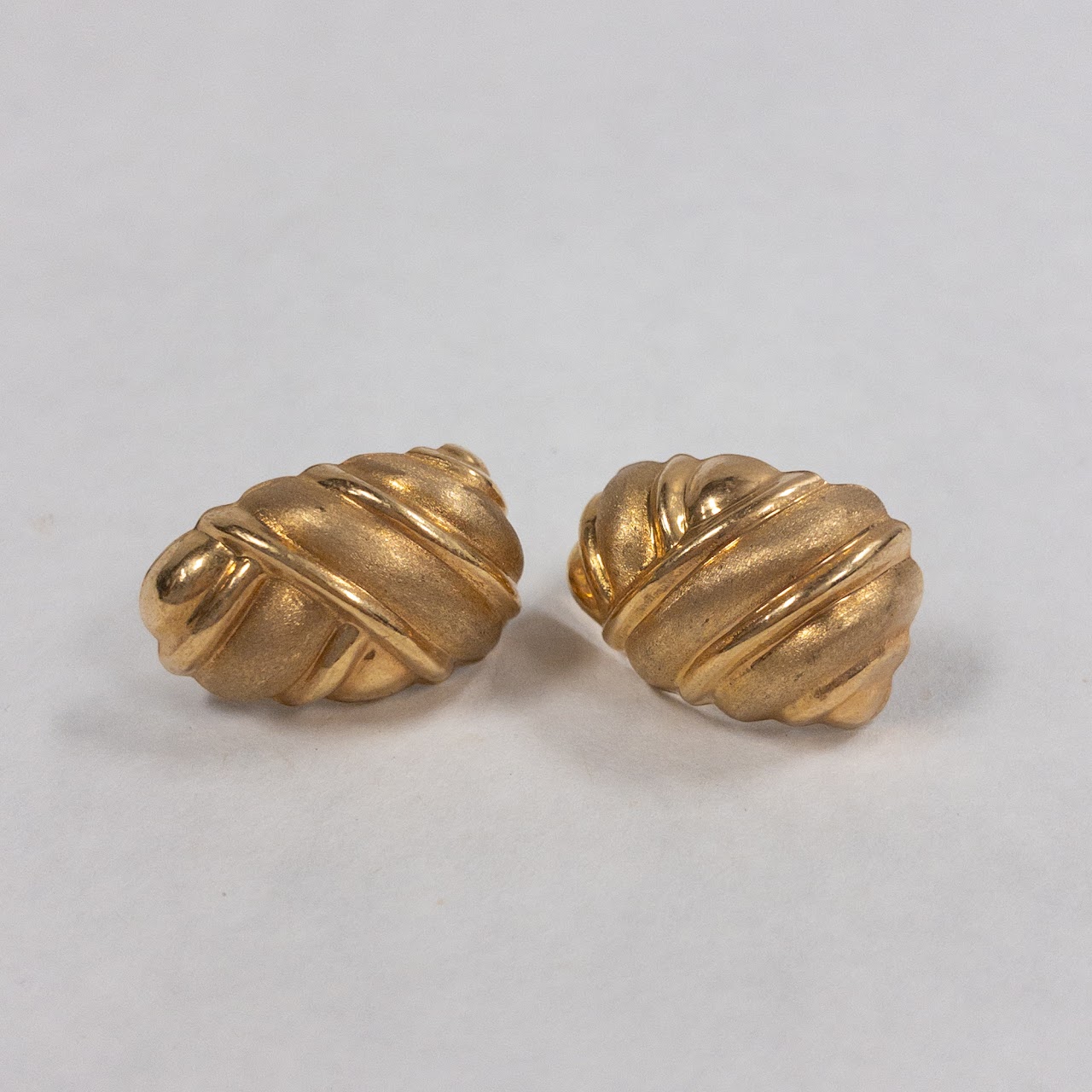 14K Gold Geometric Earrings