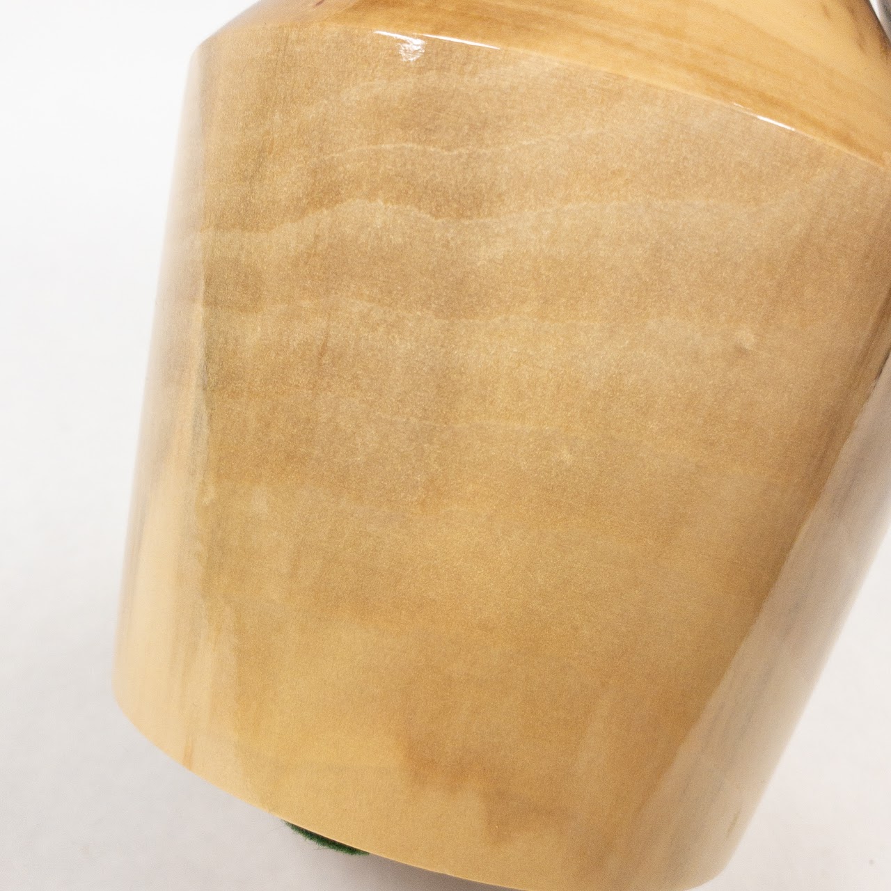 Gary Duncan Signed Aspen Wood Vase