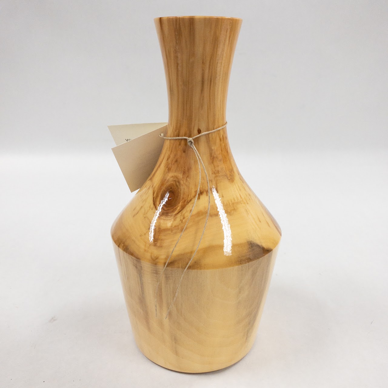 Gary Duncan Signed Aspen Wood Vase