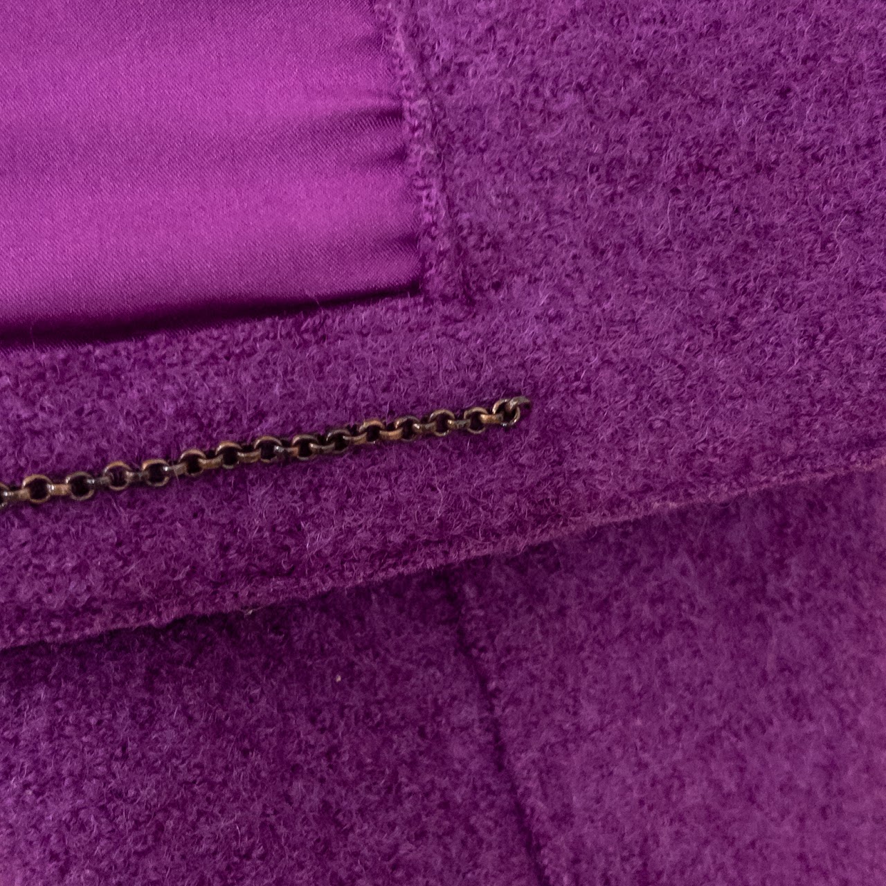 Chanel Purple Wool Jacket