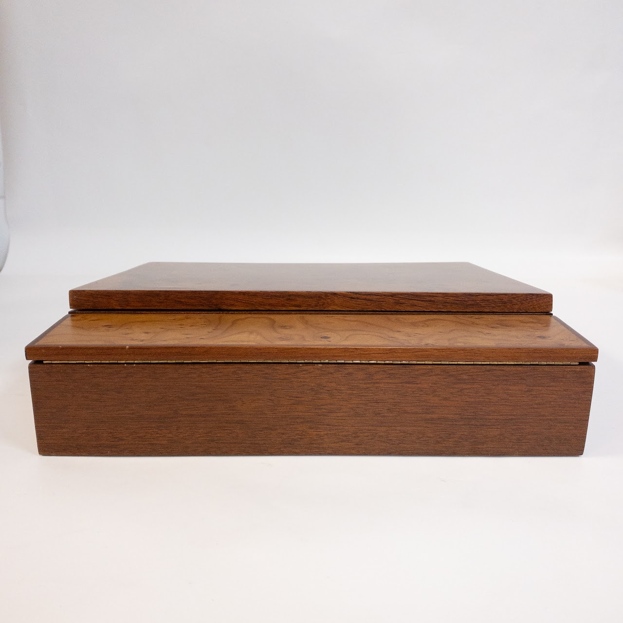 Brooks Brothers Walnut and Burlwood Lap Desk