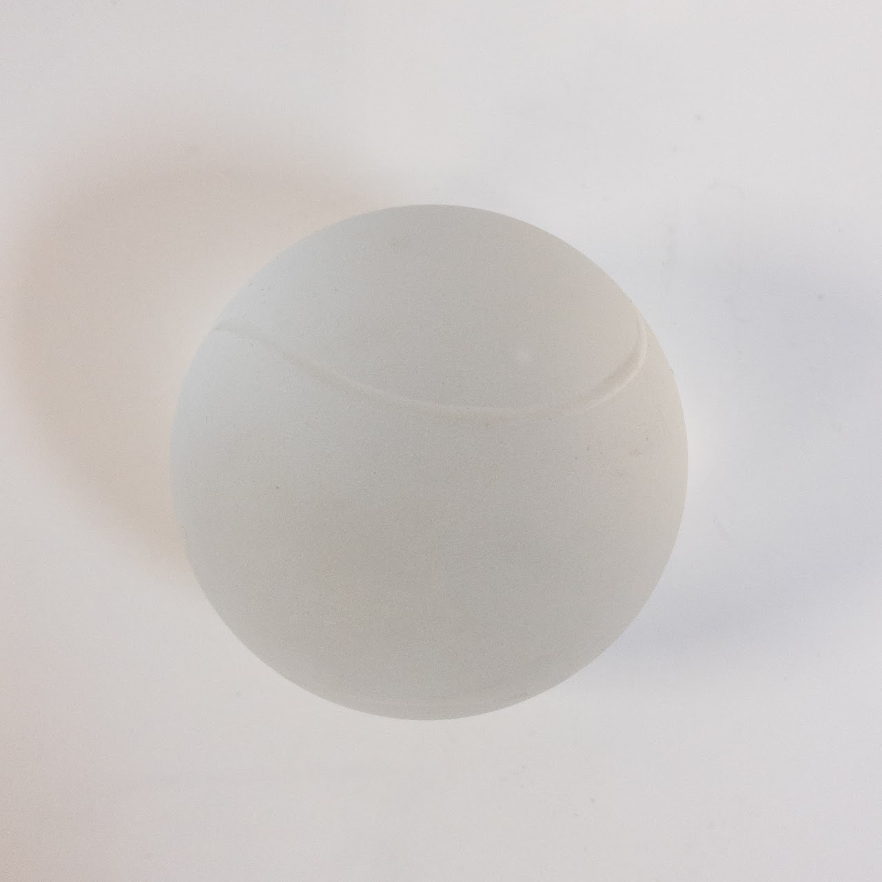 Tiffany & Co. Crystal Tennis Ball Paperweight