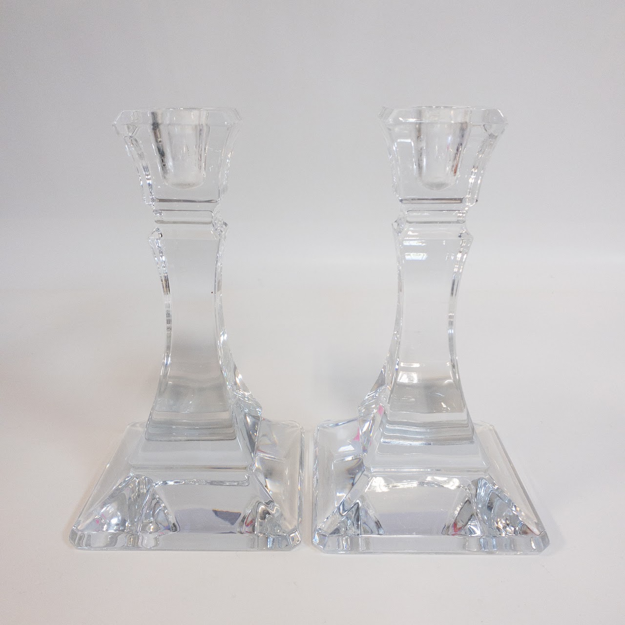 Tiffany & Co. Home Essentials Square Base Candle Stick Pair