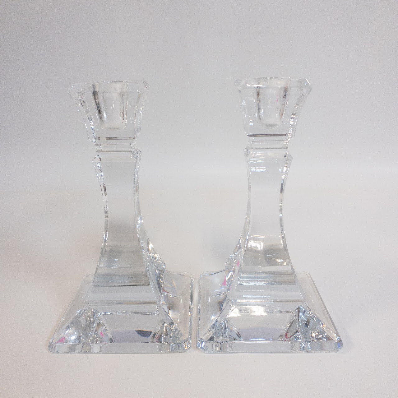 Tiffany & Co. Home Essentials Square Base Candle Stick Pair