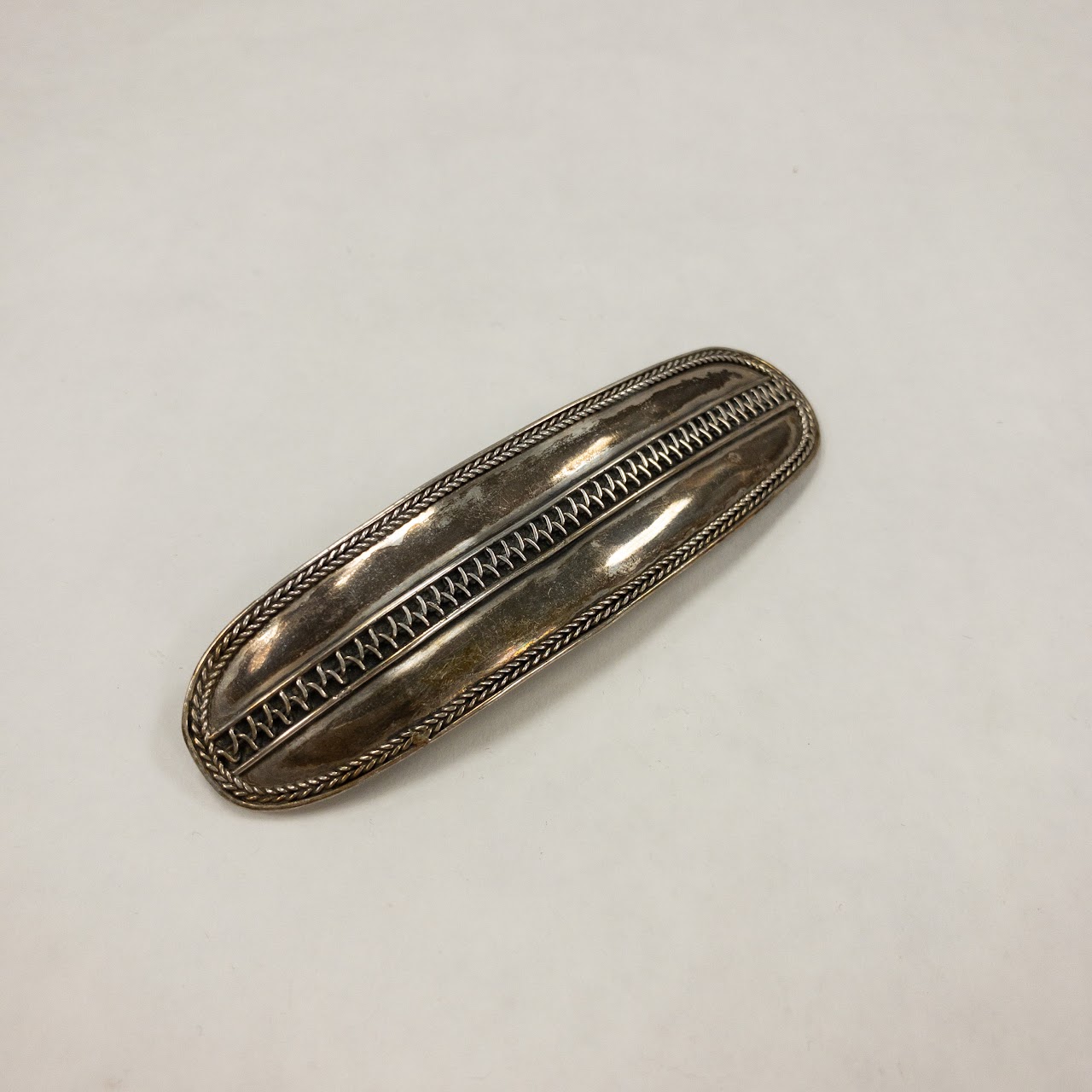 Sterling Silver Handmade Barrette