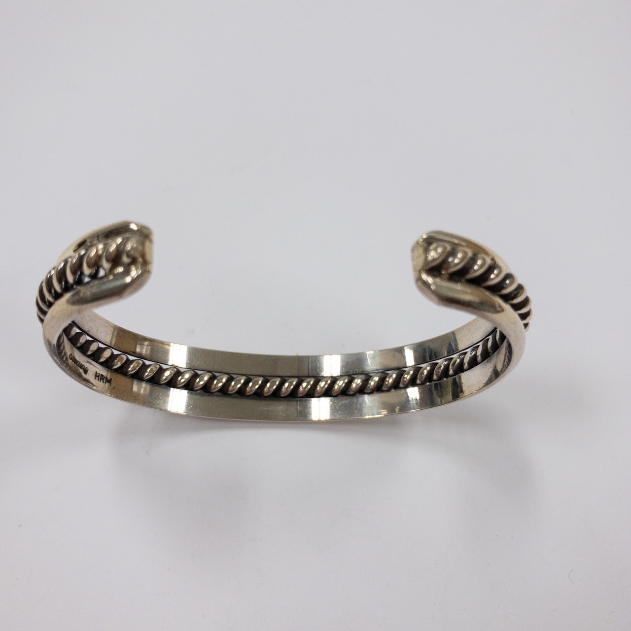 Sterling Silver Harry Morgan Navajo Cuff Bracelet #2