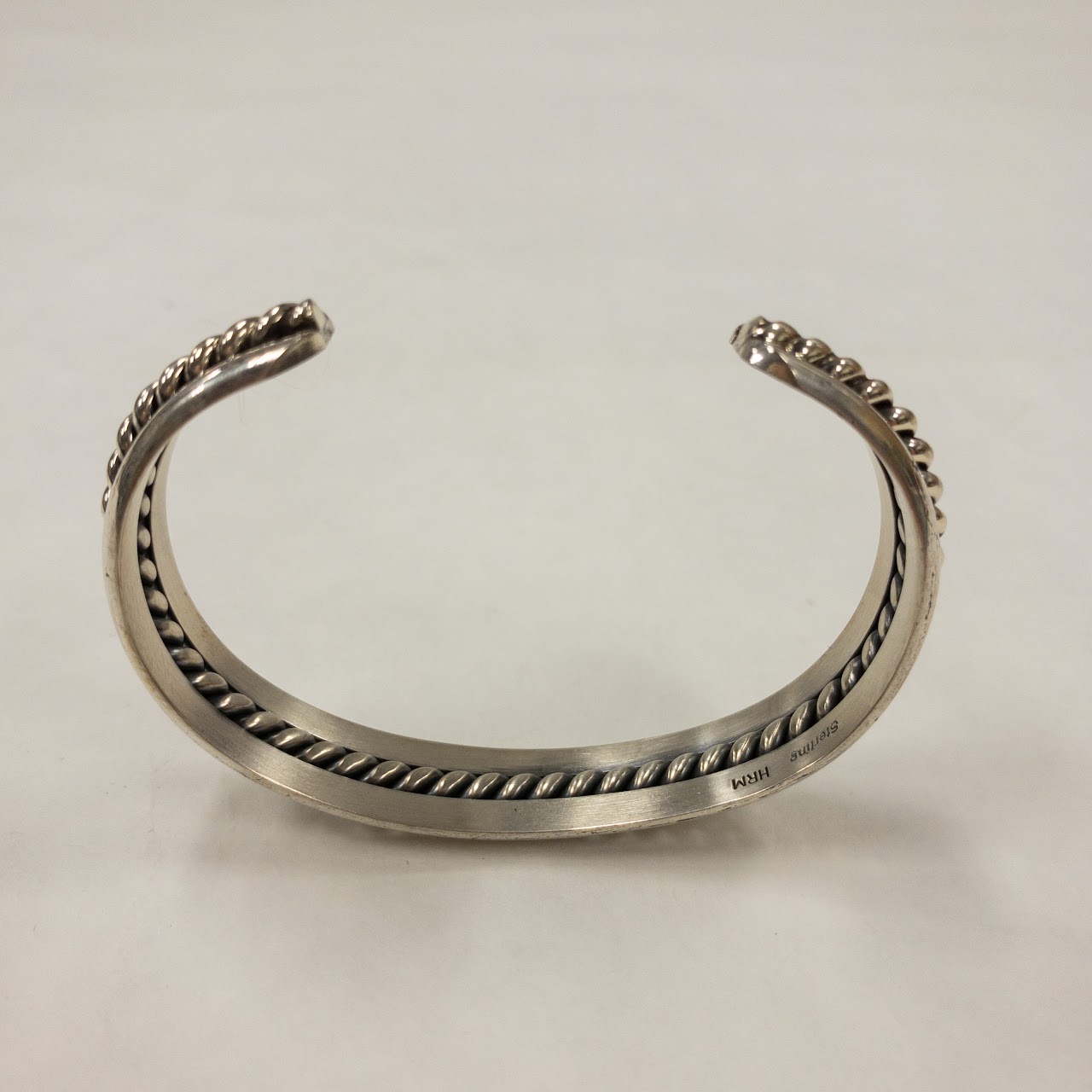 Sterling Silver Harry Morgan Navajo Cuff Bracelet #1