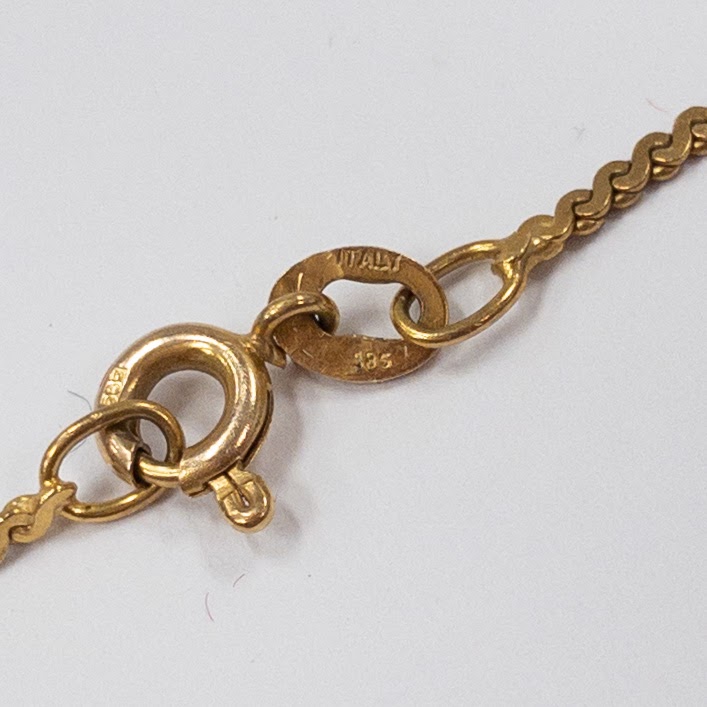 14K Gold Signet Bracelet