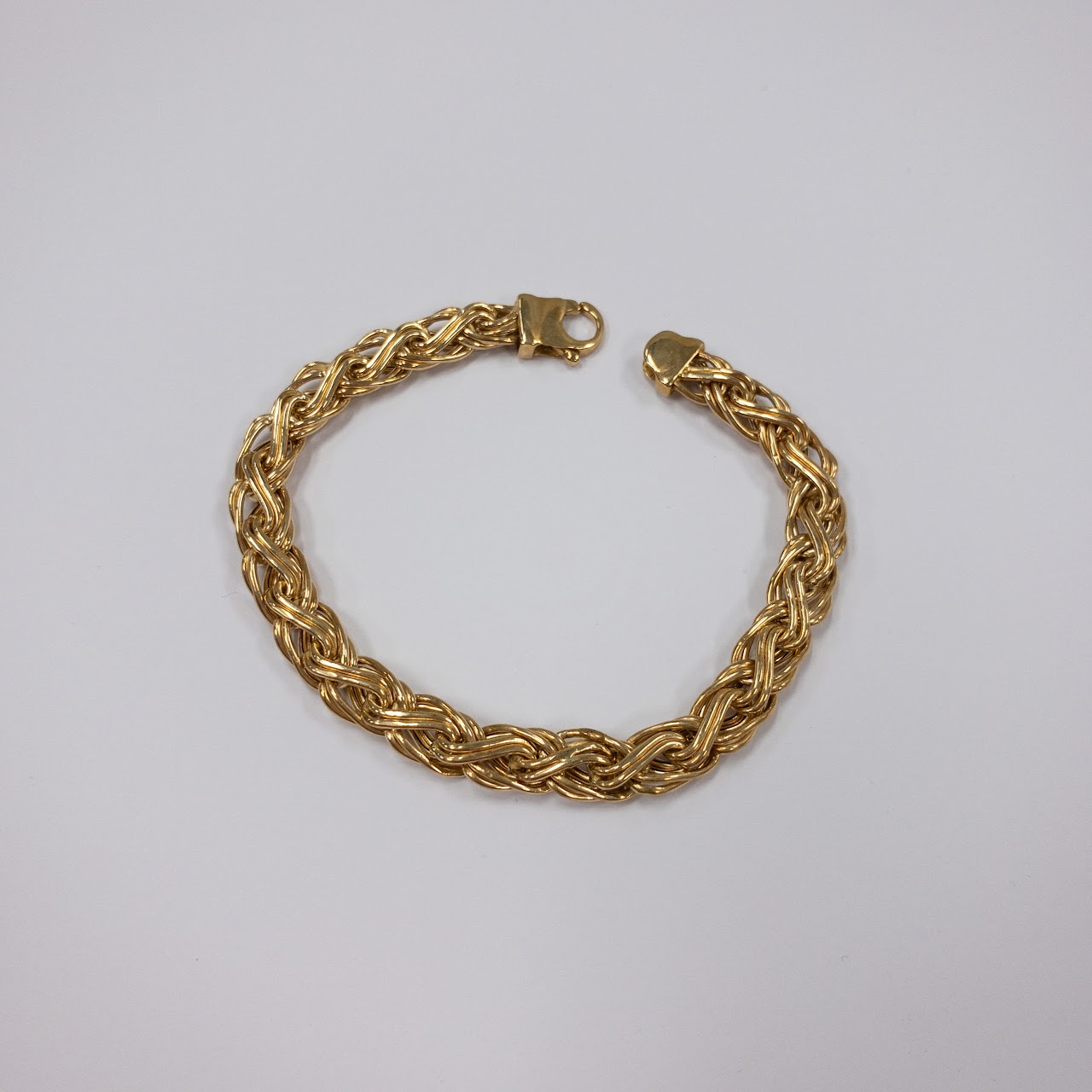 14K Gold Braided Bracelet