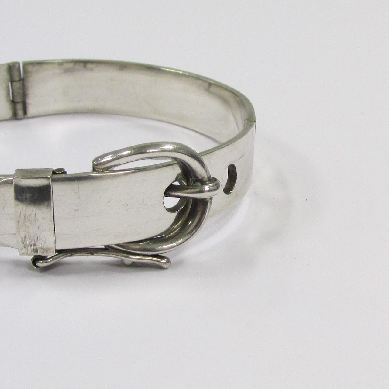 Sterling Silver Buckle Bracelet